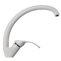 {{photo.Alt || photo.Description || 'Смеситель для кухни 35к MIXLINE  МЛ-ГС02 (ML-GS02) (341) ультра белый высок. излив'}}