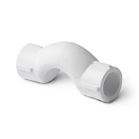 Обводное колено с муфтами 25 PRO AQUA БЕЛЫЙ 532580