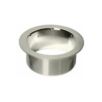 Выпуск (H43мм, D110мм) латунный без перелива/решётки/пробки; цвет-хром. Подходит для сифона под подд 875116