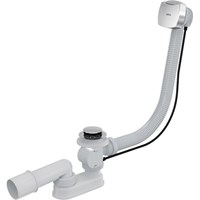 Обвязка для ванны 80 см. полуавтомат пласт.хром пробка 48мм A51CR Alcadrain 532839