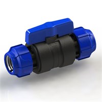 Кран шаровой обжим - обжим 20 - 20 ПЭ PN16 SPEKTR 532852