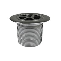 Выпуск (H61мм, D70мм, сливная решётка D45мм) латунный без перелива и пробки; выход 1 1/2