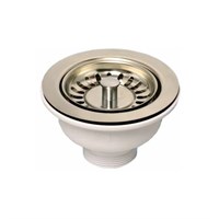 Выпуск (H68мм, D113мм полированная нержавейка сливная решётка) со съёмной фильтрующей решёткой-пробк 875296