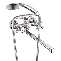 Смеситель для ванны и раковины 1/2 кер Glauf QSL7-A827 ЛАТ 533435