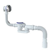 Обвязка на ванну  1 1/2*40 полуавт. регулир, с гофрой 40*40/50, перелив 50 см,S102 UNICORN 533295