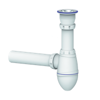 Сифон 1 1/2*40 А210 с трубой 40*40  UNICORN 533251