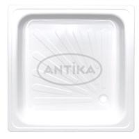 Поддон квадрат 0,7*0,7*0,12 Antika стальной (ВИЗ) 533669