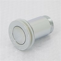 Выпуск 1"1/4 Click-clack с переливом, H=69 мм, металл, малая пробка, хром 862542