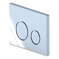 Кнопка инсталляции WP1310 АНИ ПЛАСТ круг ХРОМ глянец 534211