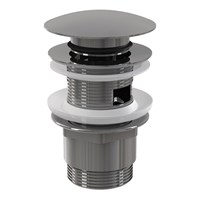 Выпуск 1"1/4 Click-clack с переливом, металл, большая пробка, хром 865500