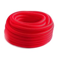 Гофра защитная 32/27,5 для труб PEX и PERT диам 20,26 КРАСНАЯ (50 м) VRT 534192