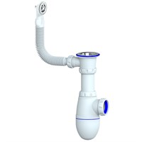 Сифон 1 1/2*40 B421 с круглым переливом  UNICORN 534491