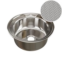 Мойка круг d 49 (0,8) вып 3 1/2 MIXLINE (глуб чаши 18см) с сифоном ДЕКОР 532306