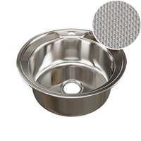 Мойка круг d 51 (0,8) вып 3 1/2 MIXLINE (глуб чаши 18см) с сифоном  ДЕКОР 532307