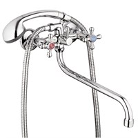 Смеситель для ванны и раковины 1/2 рез Glauf JML7-A605 534574