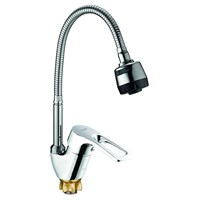 Смеситель для кухни 40к Glauf 8G4-E181 гибкий излив, бок.ручка, п/гайку 534572