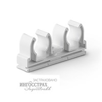 Фиксатор для трубы двойной 20 PP-R PRO AQUA БЕЛЫЙ 534616
