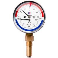 Термоманометр 80х1/2 150С 1,6МПа ТМТБ-31Р.1 шток 46мм (нижнее радиальное подкл.) РОСМА 534133
