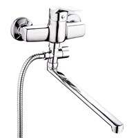 Смеситель для ванны и раковины 40к Glauf ZDN6-A183 дивертор поворотный 535213