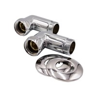 Соединение угловое для п/с 1''-1'' вн/нар с отражателем (пара) VRT® 534090