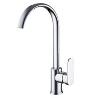 Смеситель для кухни 35к Glauf NOB4-A128 высокий излив, бок. ручка, п/шпильку 535320