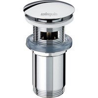 Выпуск Wirquin click-clack с переливом удлинённый с корпусной гайкой, хром 880979