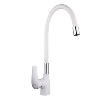 {{photo.Alt || photo.Description || 'Смеситель для кухни 35к F4453-03 FRAP (гибкий излив, п/гайку, БЕЛЫЙ, латунь)'}}