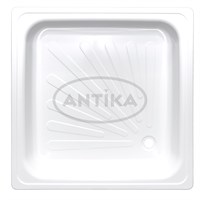 Поддон квадрат 0,9*0,9*0,15 Antika стальной (ВИЗ) 535549