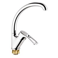 Смеситель для кухни 40к Glauf 9G4-A181 ЛАТ бок. ручка, п/гайку 535572