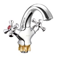 Смеситель для раковины 1/2 кер Glauf QML1-A827 п/гайку 535589