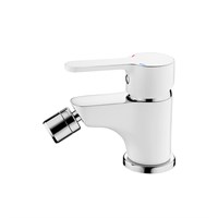 Смеситель для биде 35к L5003W Ledeme  БЕЛЫЙ+ хром, латунь 535849