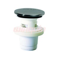 Выпуск клик-клак 1 1/4 с переливом, пластик с хром. крышкой из нерж. стали D63 мм 859823