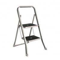 Стремянка 2 ступени сталь/рез. eurogoid/ Elegant (2022) (высота до верхней ступени 47 см) 536066