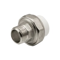 {{photo.Alt || photo.Description || 'Муфта комб. разъемная, нар 20х1/2'' EVER® plast  БЕЛЫЙ (Россия)'}}