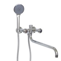 Смеситель для ванны и раковины 1/2 кер Казань КС 63010263 мет мах ЕВРО 536219