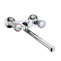 Смеситель для ванны и раковины 1/2 кер Казань КС 70013254 мет мах ЕВРО 536211