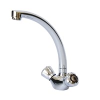 Смеситель для кухни 1/2 кер Казань КС 570106 мет маховики 536225