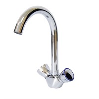 Смеситель для кухни 1/2 кер Казань КС 570138 мет маховики 536223