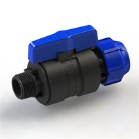 Кран шаровой обжим - наруж 32 - 3/4 ПЭ PN16 SPEKTR 535823