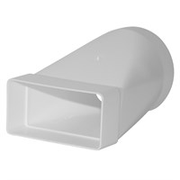 Соединитель 55х110/D100  плоский/круглый ФЛЕКС 535902