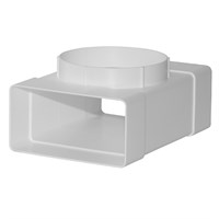 Соединитель 60х120 Т-образный с выходом на D100 ФЛЕКС 536480