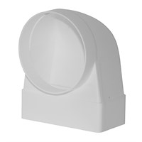 Соединитель 60х120/D100 эксц 90 град плоский/круглый ФЛЕКС 536481