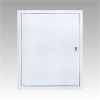 Люк ревизионный пластиковый 268*418 с ручкой и фланцем 246*396 Л2540Р EVECS 537252