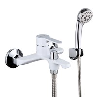 {{photo.Alt || photo.Description || 'Смеситель для ванны 35к F3241 FRAP (кор. излив, белый/хром, латунь)'}}