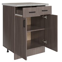 {{photo.Alt || photo.Description || 'Стол разделочный 60 шимо/ясень темный (2 ящика), столешница гранит пёстрый'}}