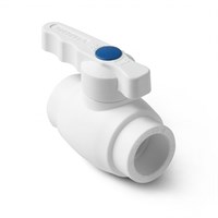 Кран шар 20 ручка PRO AQUA БЕЛЫЙ PRIME 538564