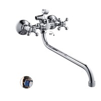 Смеситель для ванны и раковины 1/2 кер HB2208-2 HAIBA картридж перекл 539075