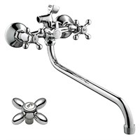 Смеситель для ванны и раковины 1/2 кер HB2227-2 HAIBA картридж перекл 539074