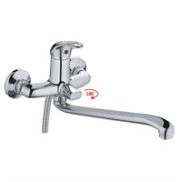 Смеситель для ванны и раковины 35к HB2215 HAIBA див корп S-нос 539032