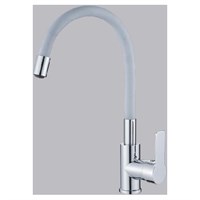 Смеситель для кухни 35к HB70112-3 HAIBA гибкий излив, б/отв боковая,СЕРЫЙ/ХРОМ 539116